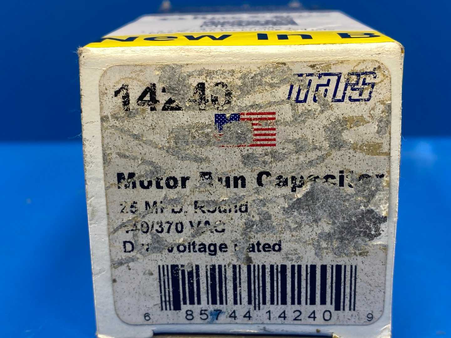 Mars Motor Run Capacitor 14240, 25MFD, 440/370VAC Dual Voltage Rated