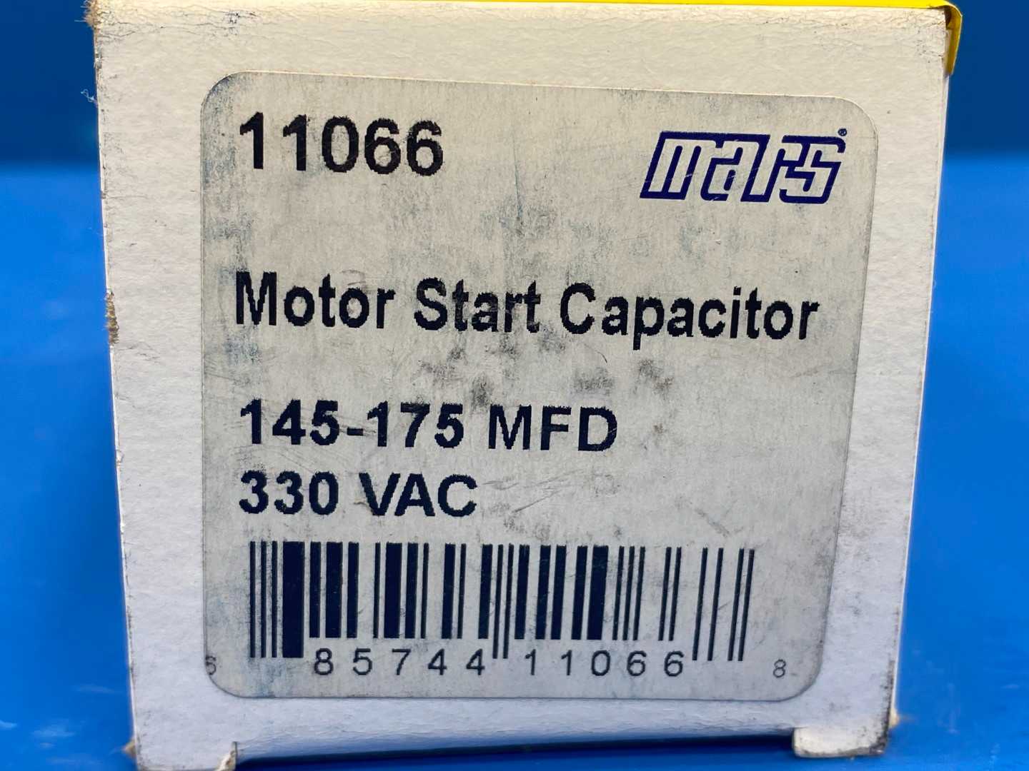 Mars, Motor Start Capacitor 11066, 145-175MFD, 330VAC