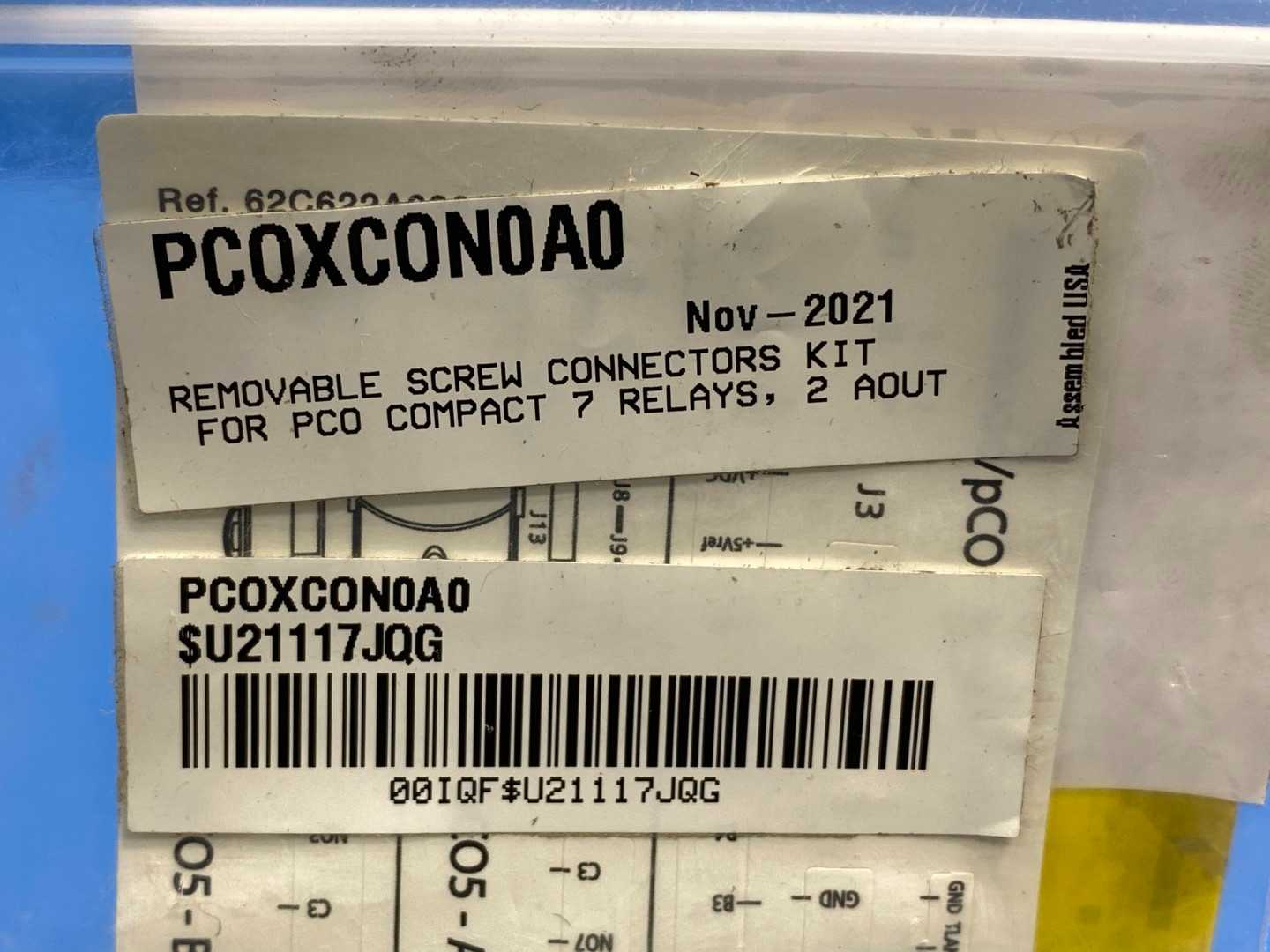 Carel PCOXCON0A0 Removal Screw Connnectors Kit Compact 7 Relay 