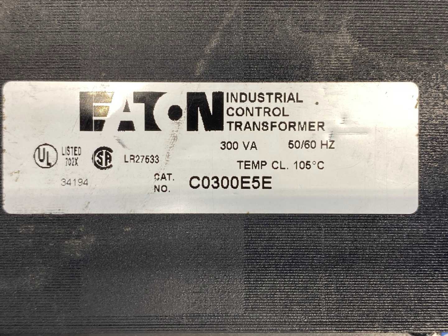 Eaton Industrial Control Transformer C0300E5E, 300VA, 50/60HZ