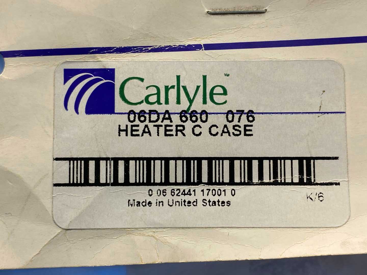 Carlyle Heater CrankCase Heater, 06DA660076