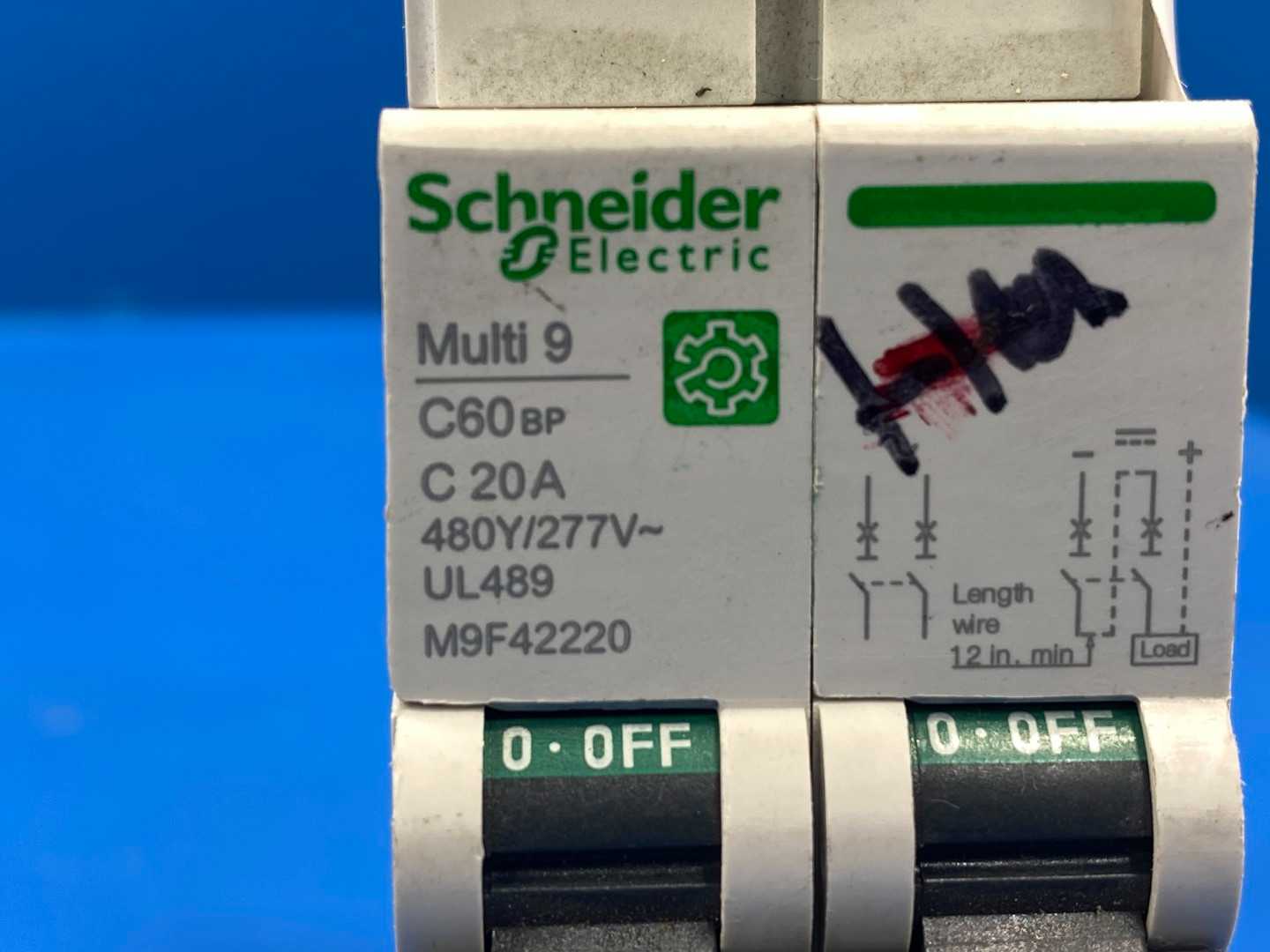 Schneider Electric Multi 9, C60BP, C 20A