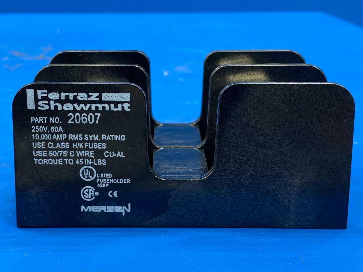 Mersen Fuse Block 20607, 250V-60A