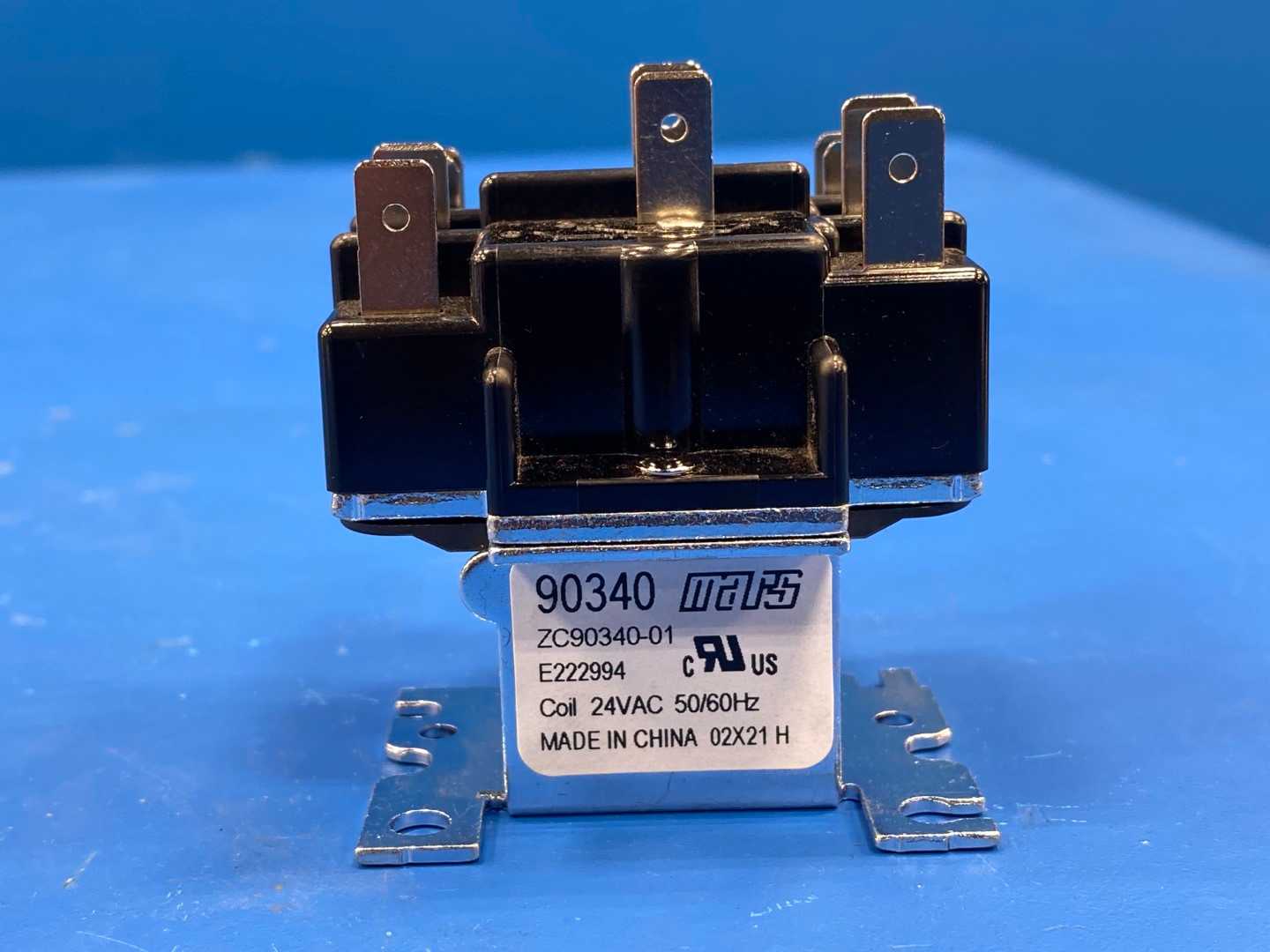 Mars Switching Relay 24VAC Coil DPDT 1/2 HP 125/250Vac 90340 R8222D1014