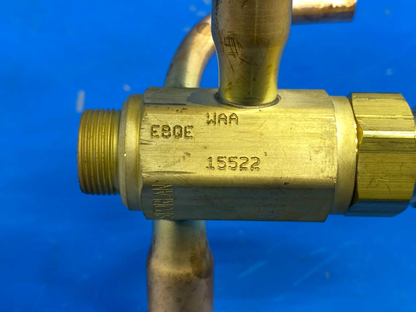 Sporlan Thermostatic Expansion Valve 168554, EBQE Body 4x5x2