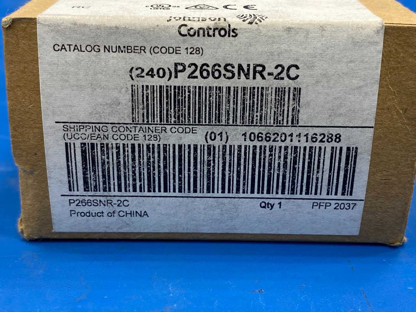 Johnson Controls P266SNR-2C, Pressure Transducer 