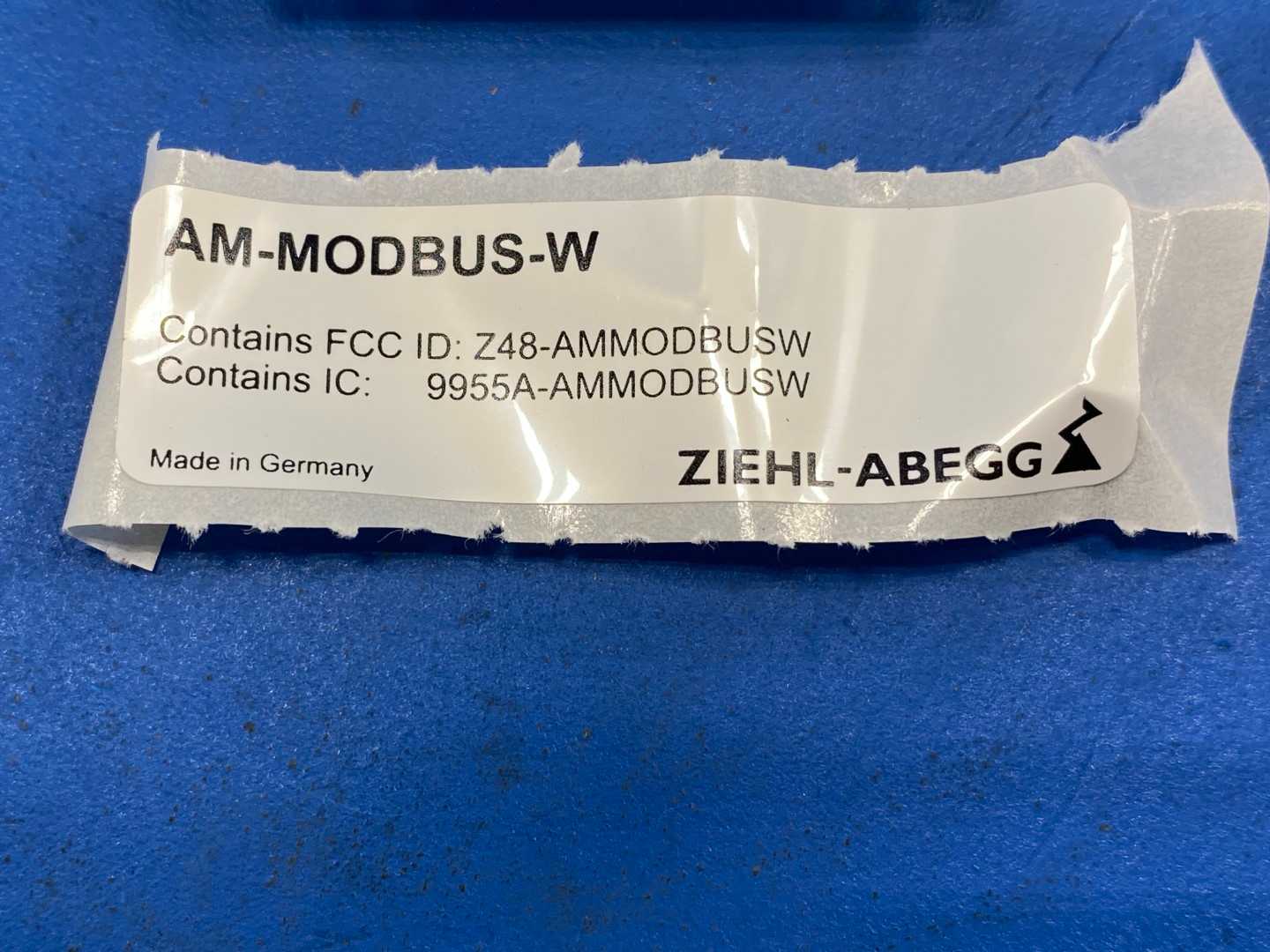 Ziehl-Abegg, AM-MODBUS-W, Communication Module for Frecuency Inverters