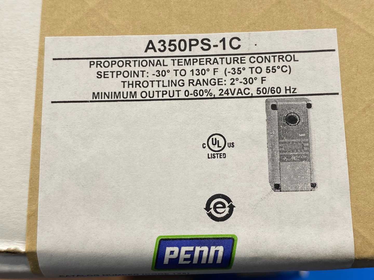 Penn A350PS-1C Proportional Temperature Control Thermostat