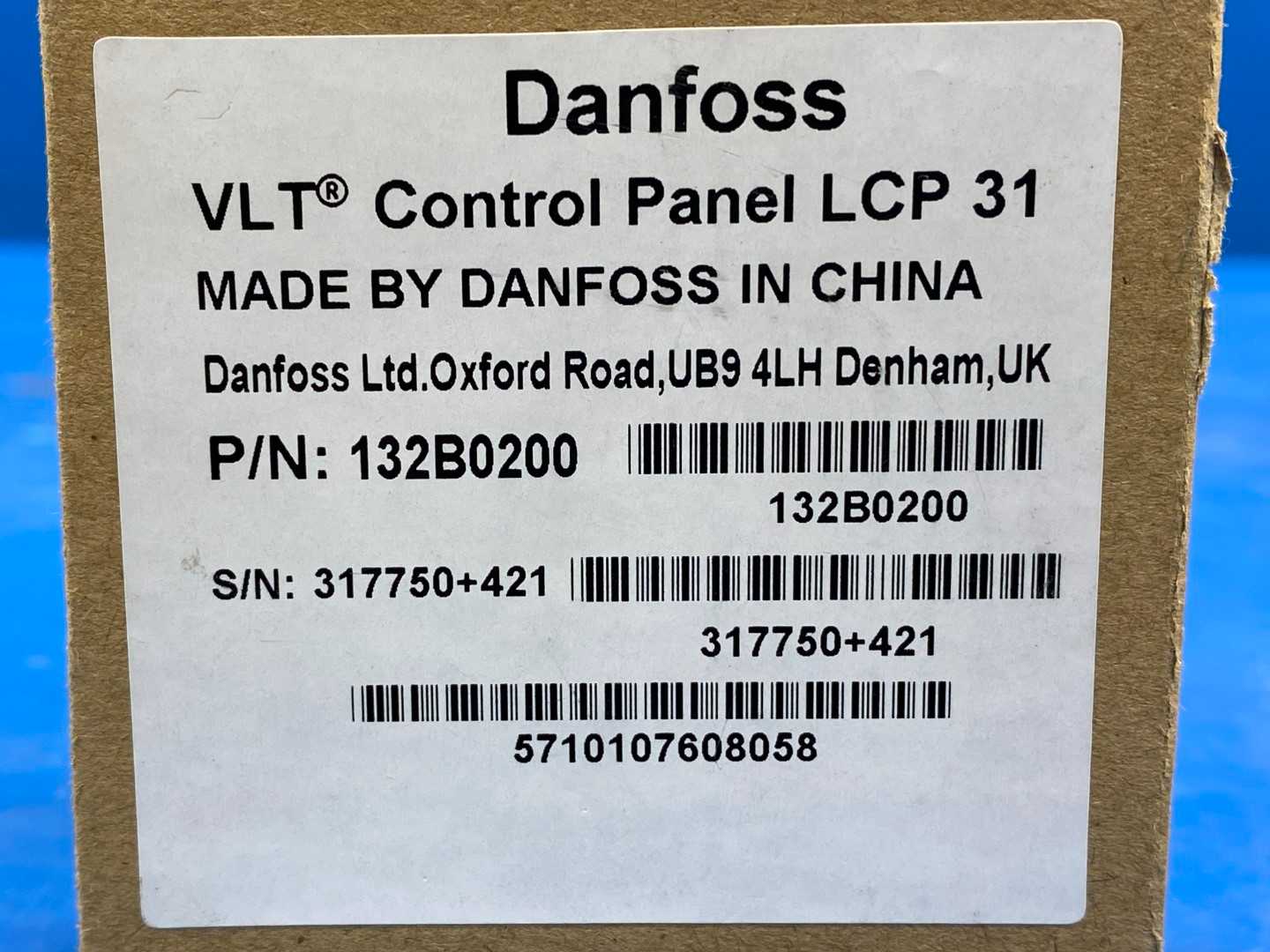 Danfoss VLT LCP 31 Control Panel – User Interface for VLT Drives