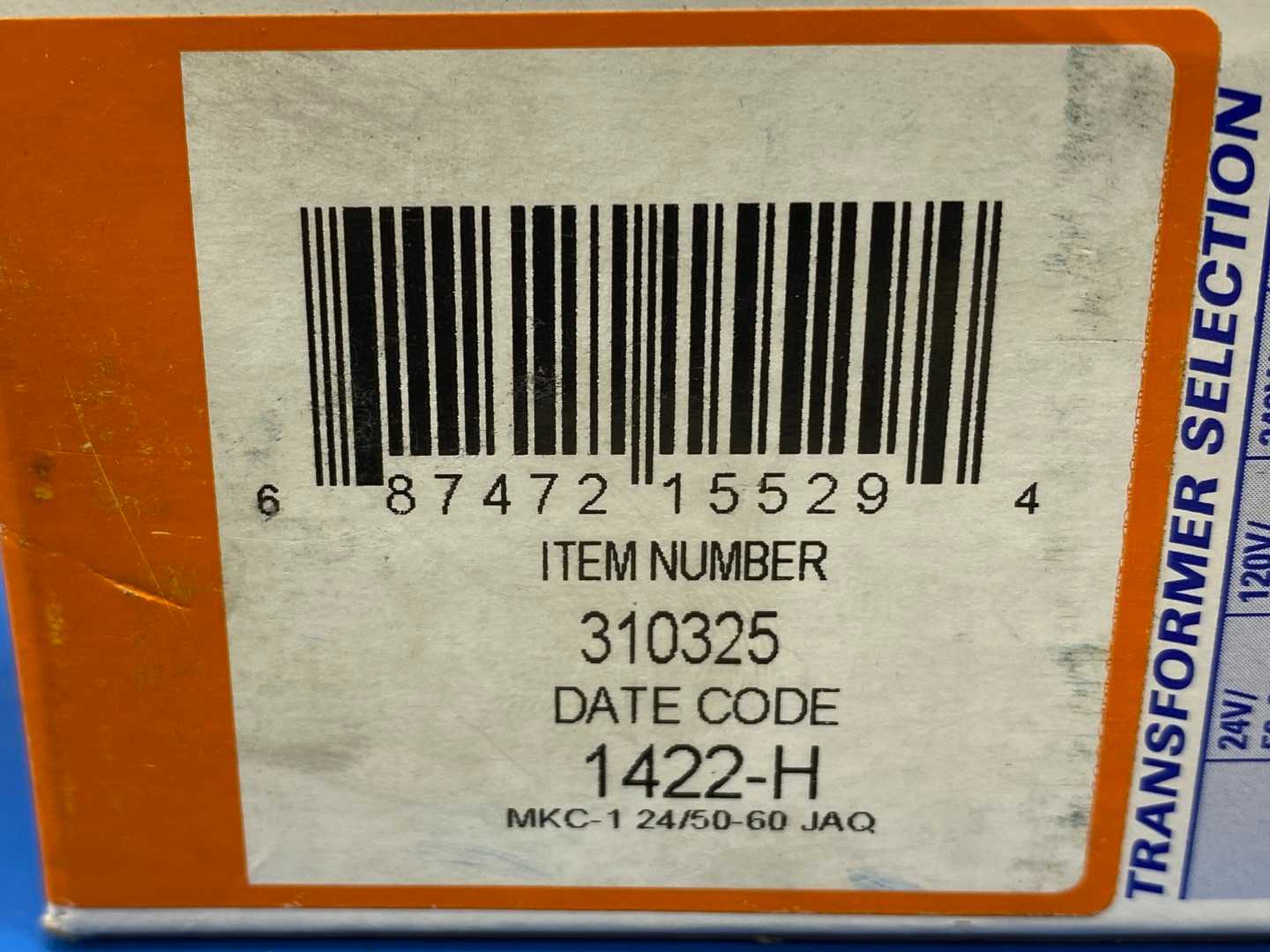 Sporlan Solenoid Coil Kit, 310325, MKC-1, 24V, 50/60Hz, JAQ 