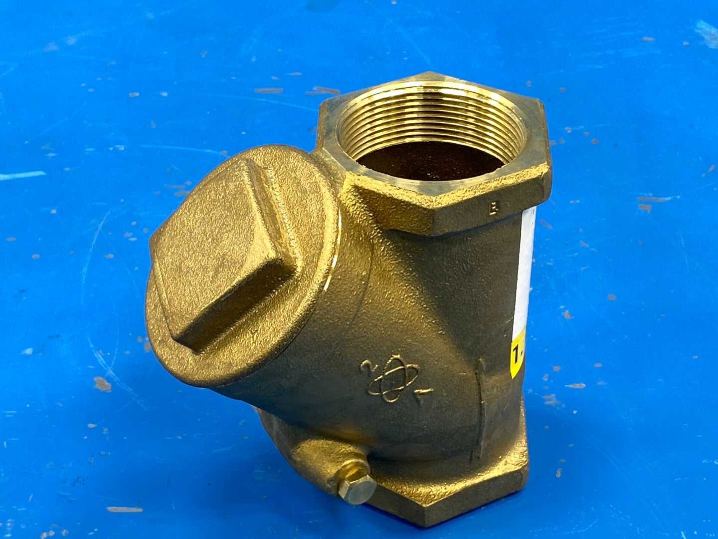 2" Brass Y Pattern Swing Check Valve, 200CWP