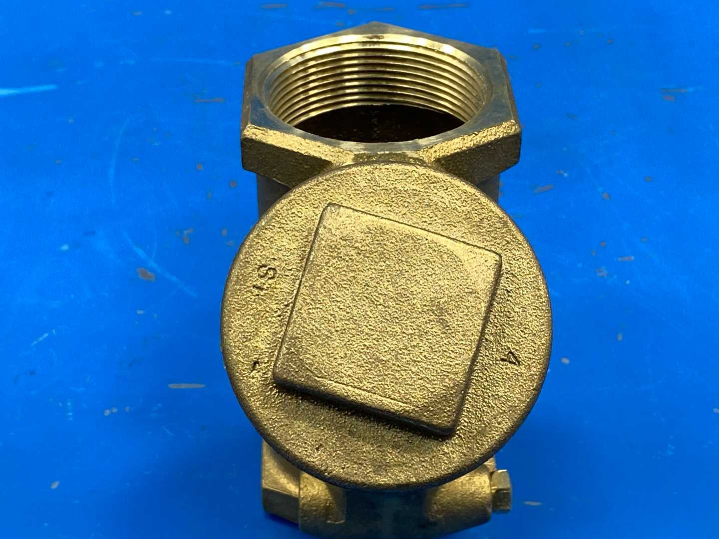 2" Brass Y Pattern Swing Check Valve, 200CWP