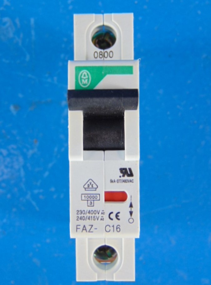 MOELLER FAZ-C16/2-NA BREAKER 16A 2 POLE FAZ-C16 NEW  appears unused no box