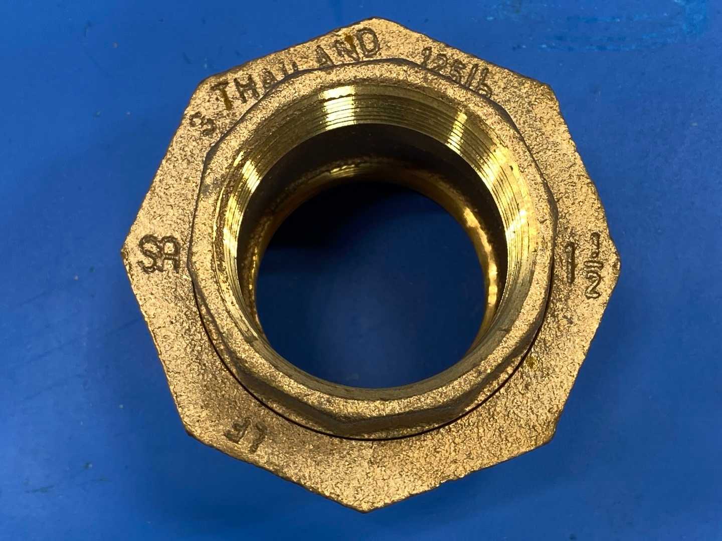 1-1/2" Brass Pipe Union, 125 PSI Rated