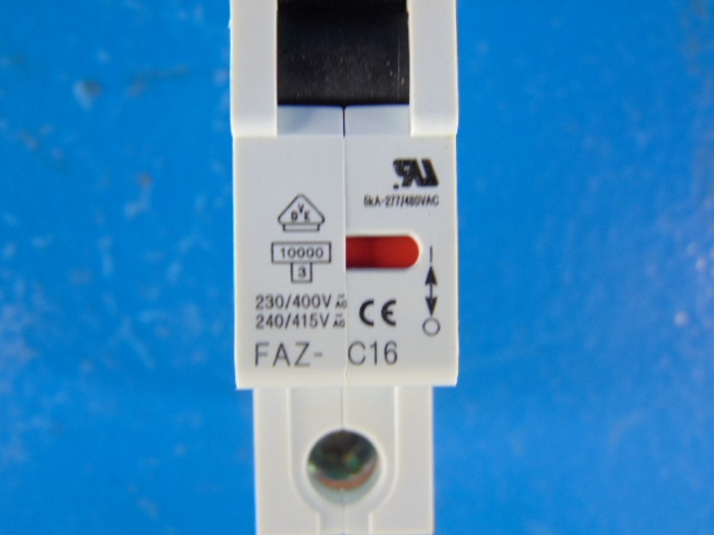 MOELLER FAZ-C16/2-NA BREAKER 16A 2 POLE FAZ-C16 NEW  appears unused no box