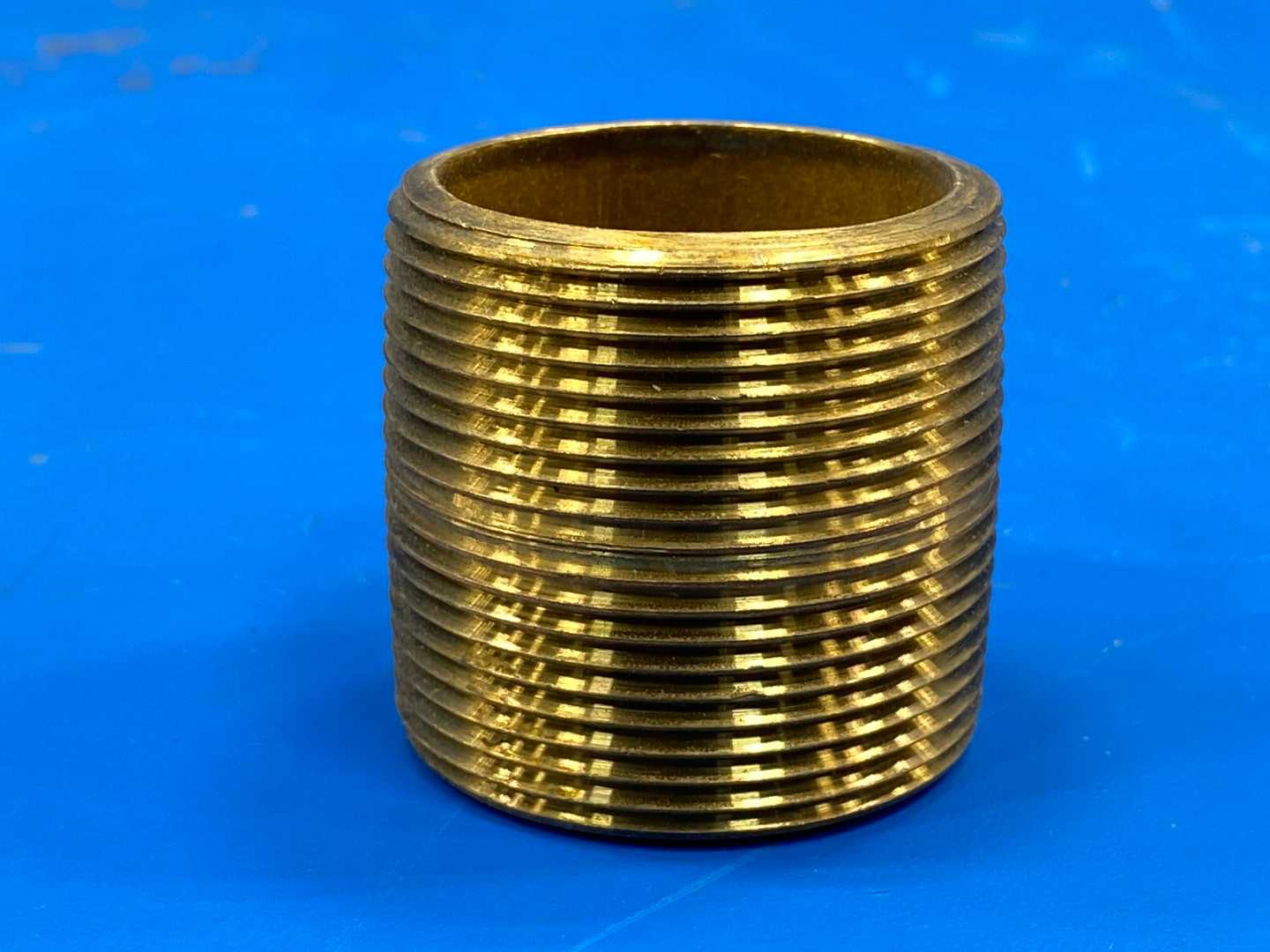 1-1/2" x 1-3/4 Brass Threaded Coupling 