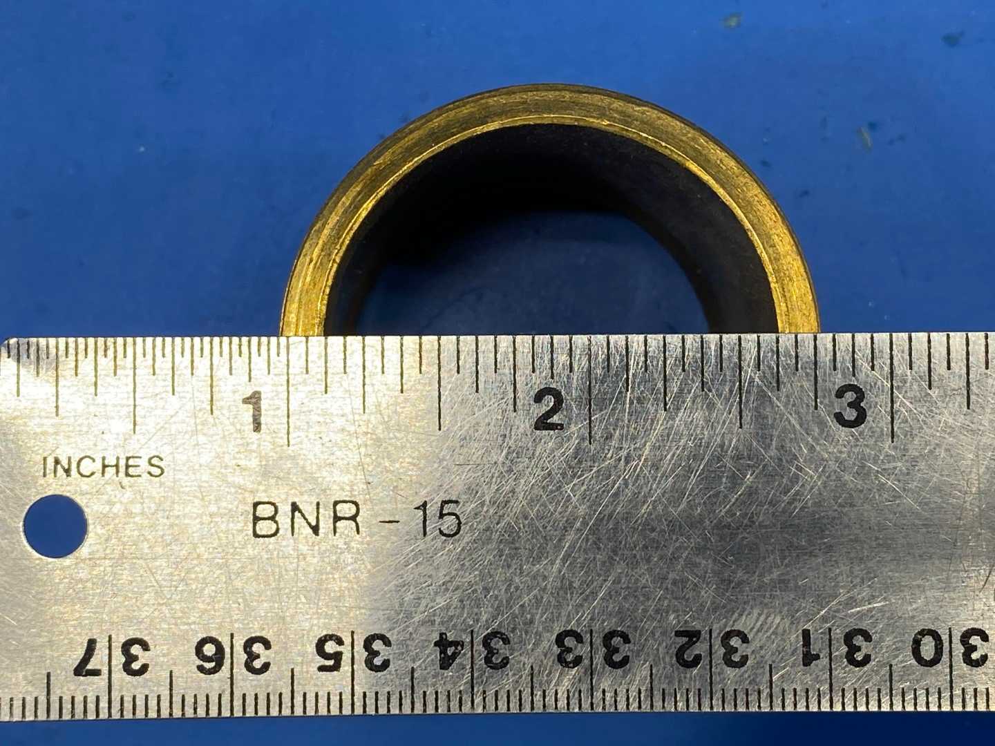 1-1/2" x 1-3/4 Brass Threaded Coupling 