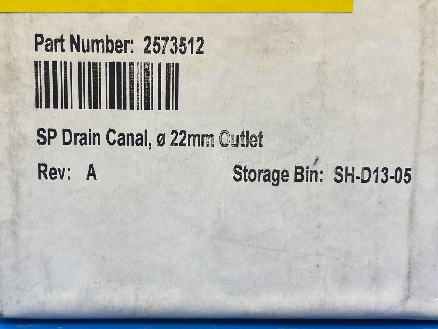 Nortec, SP Drain Canal, Ø 22mm Outlet, 2573512