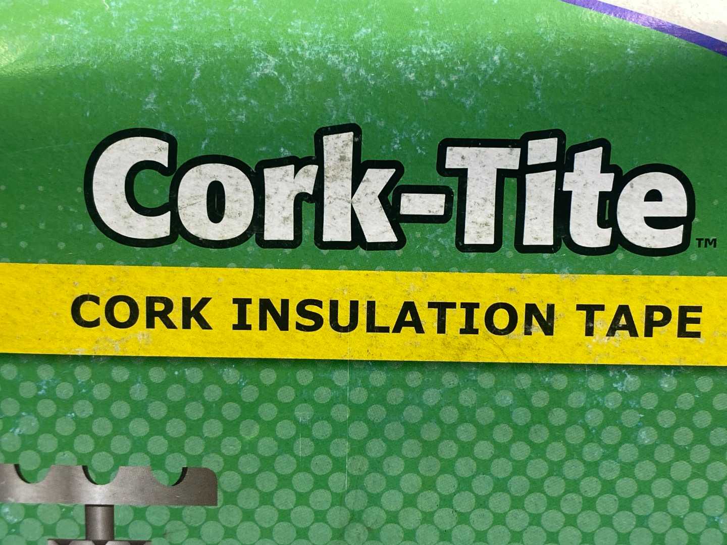 Cork-Tite, Cork Insulation Tape 4217-12, 30 Foot Roll: 1/8"x 2"(3mmx50mmx9.1mm)