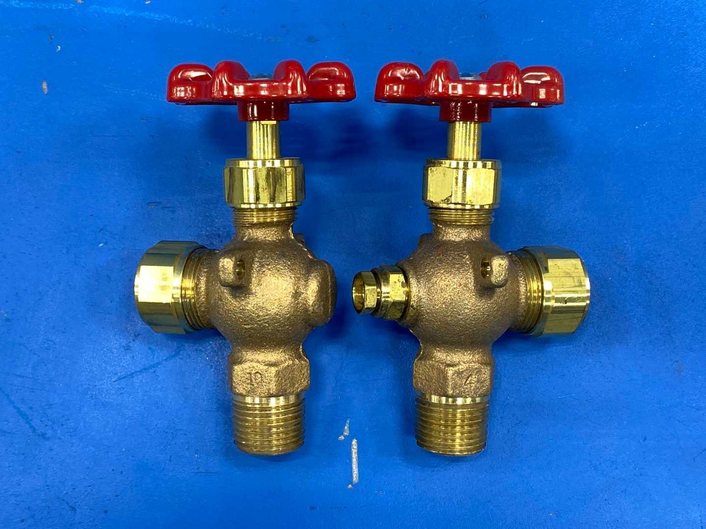 Apollo Valves 20-204-10, 1/2" Water Gauge, Rough Brass 6"-7/8"