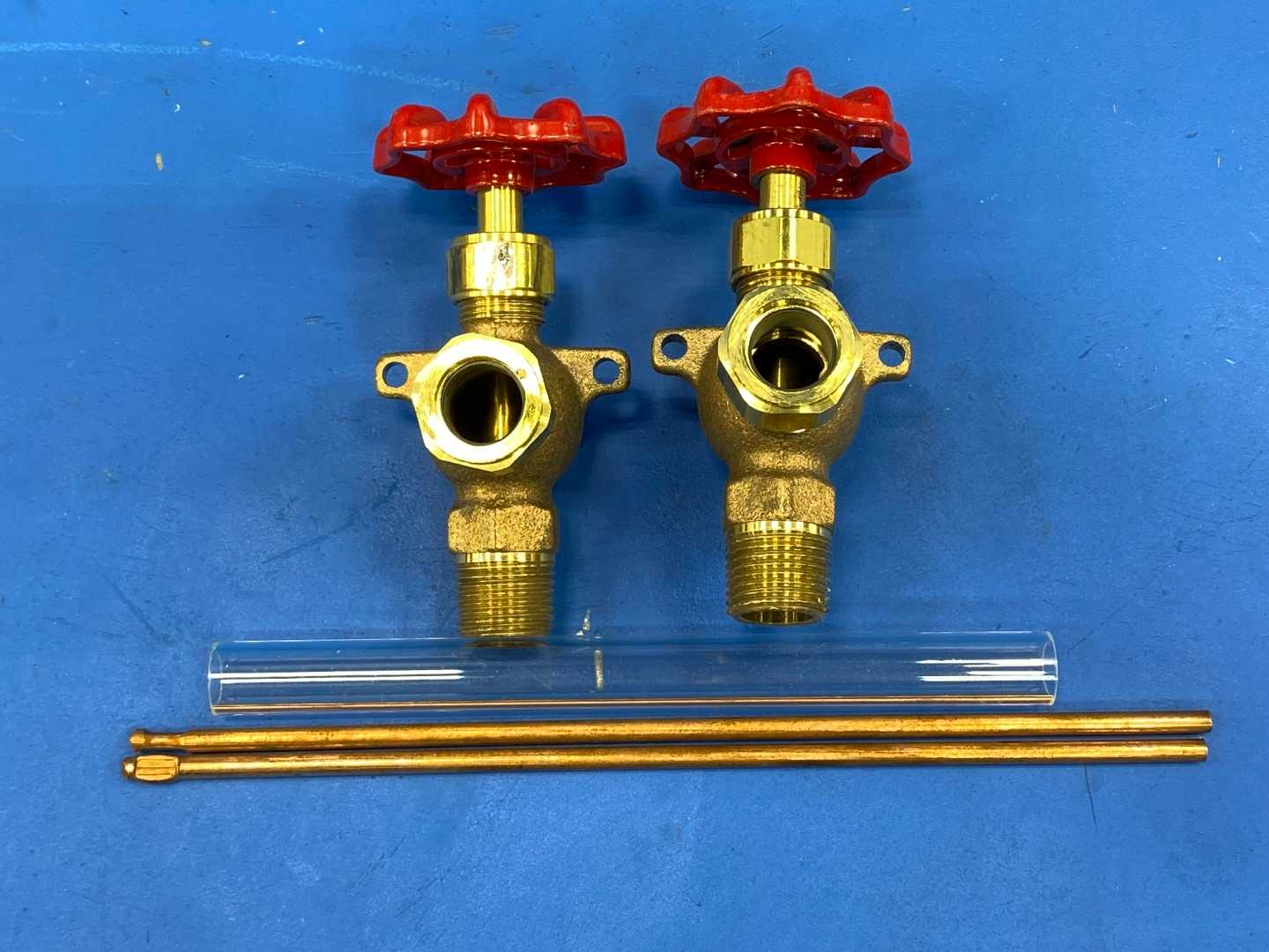 Apollo Valves 20-204-10, 1/2" Water Gauge, Rough Brass 6"-7/8"