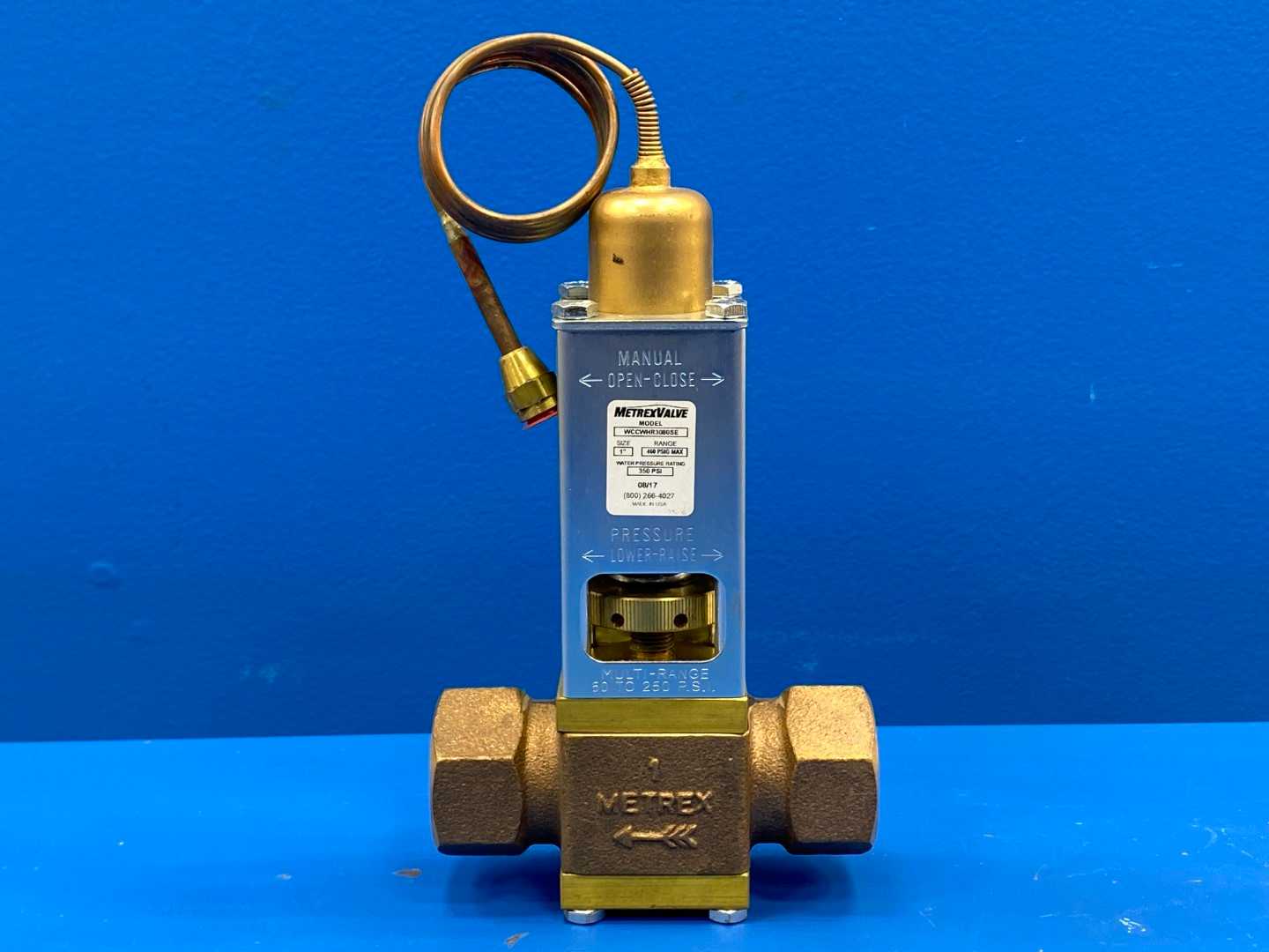 Metrex WCCWHR-3080SE Valve reg, 2-way, 1" 350P/410A