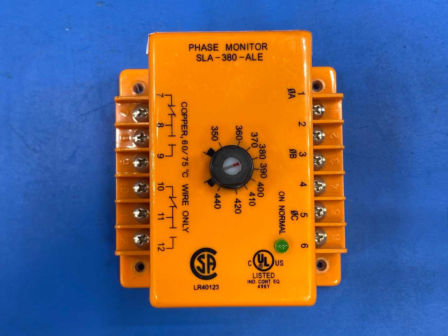ATC Diversified Electronics Phase Monitor, SLA-380-ALE, 350-440VAC