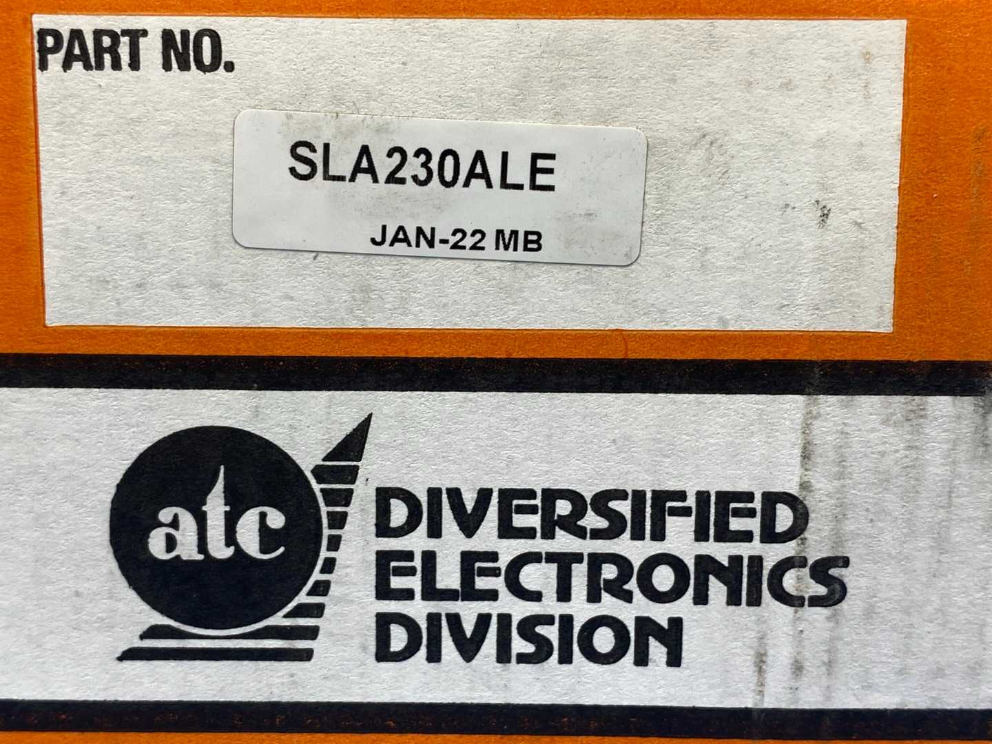 ATC Diversified Electronics Phase Monitor SLA-230-ALE, 20/-240VAC