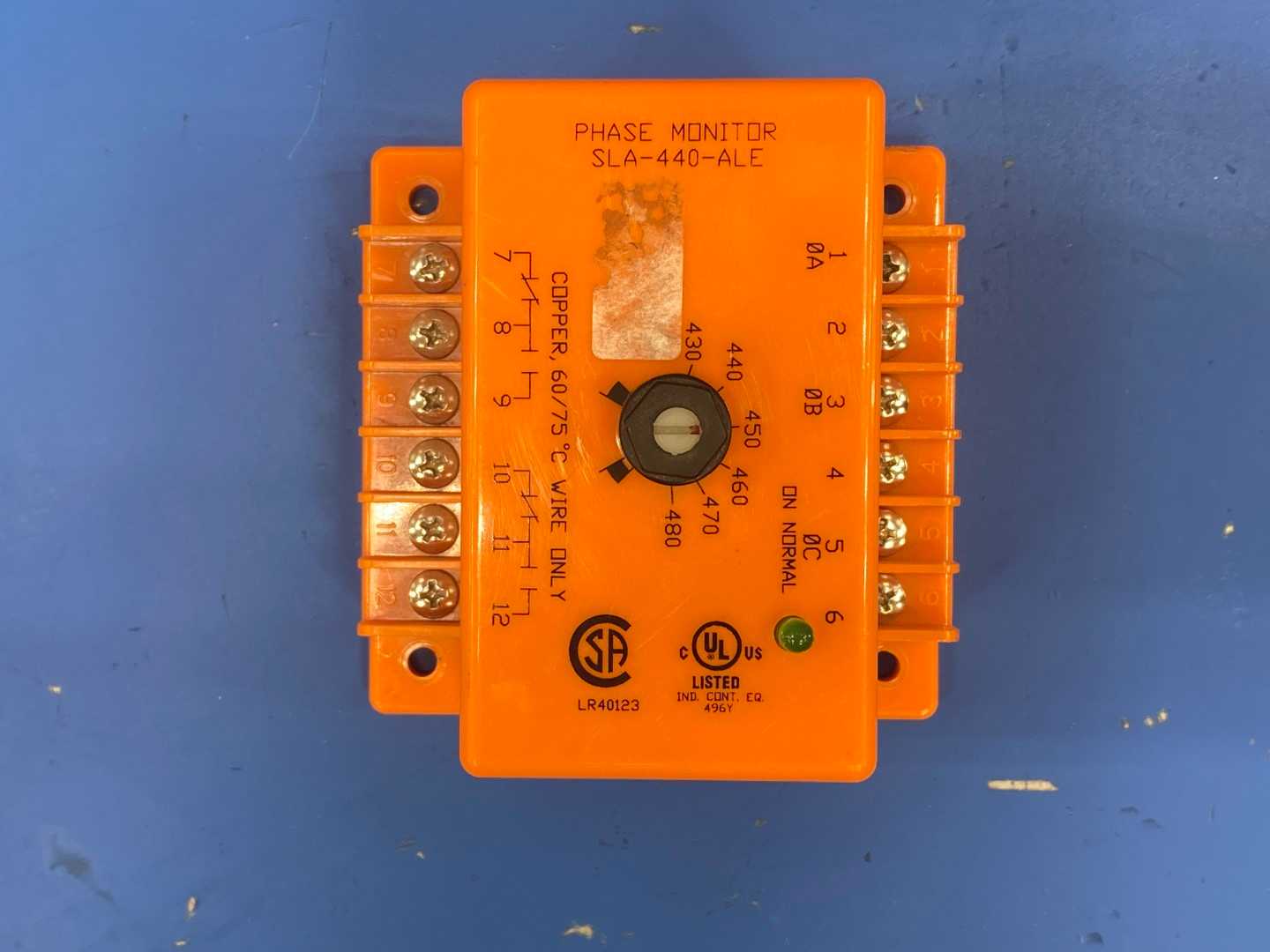 ATC Diversified Electronics Phase Monitor SLA-440-ALE, 430-480VAC