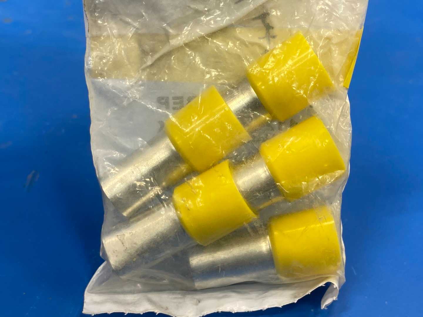 Ferrules Crimp Cable Connectors  11201700-5pk, Yellow, 0.79PIN (Sold Individual)