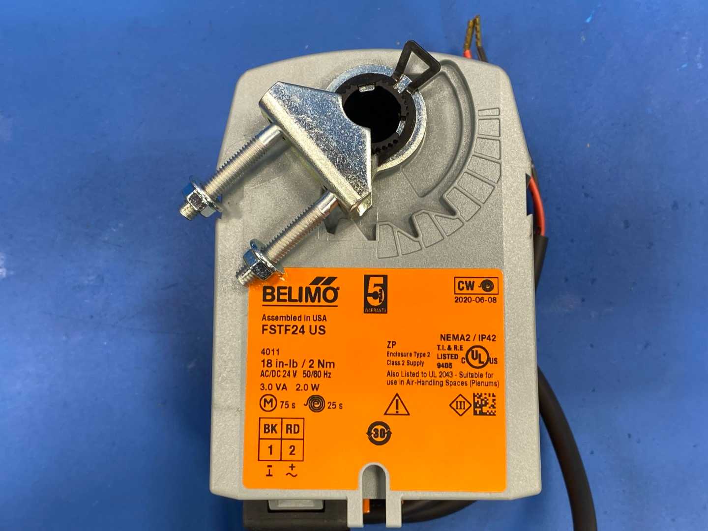 Belimo FSTF24 US, AC/DC 24V, 50/60HZ