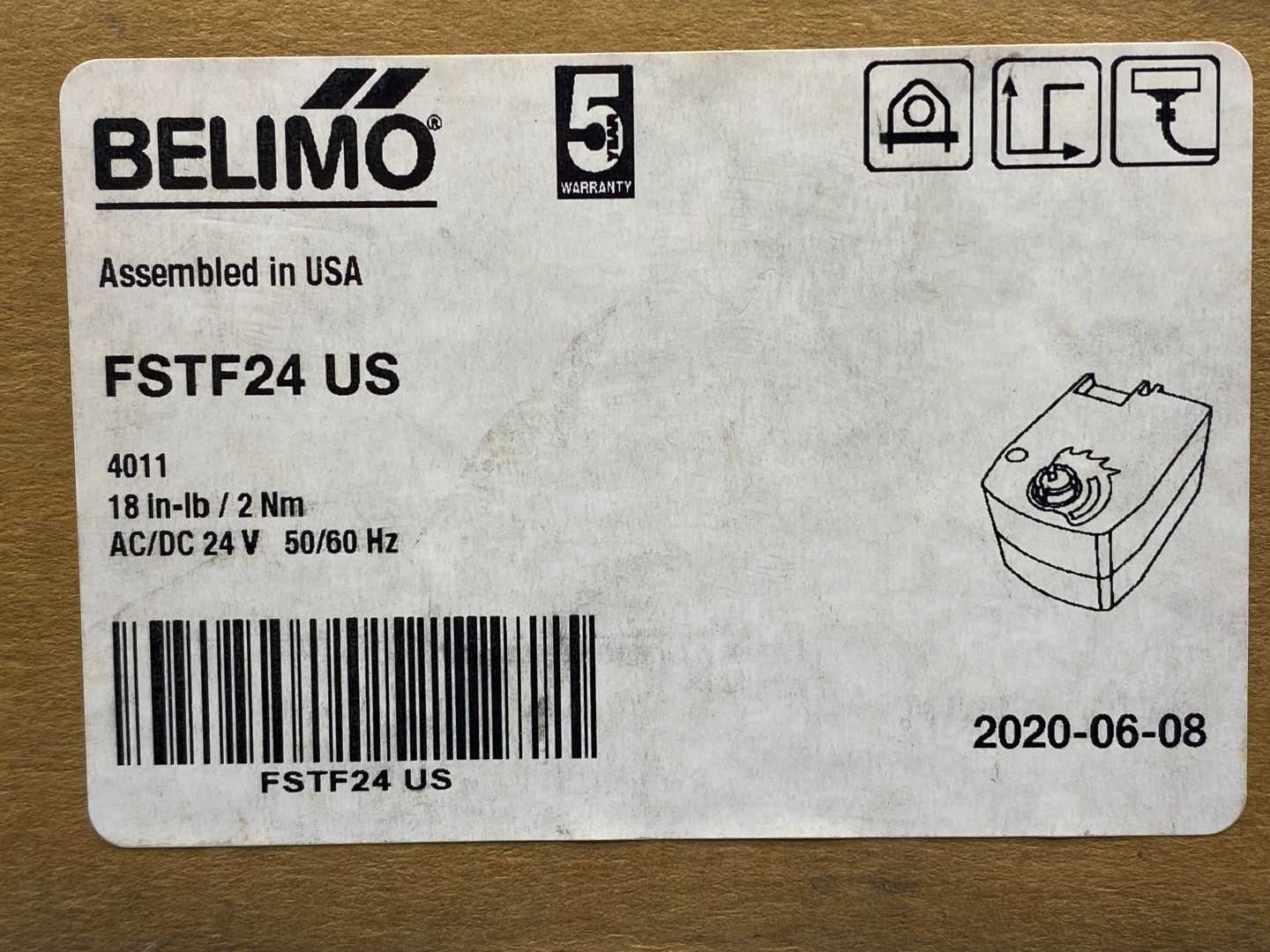 Belimo FSTF24 US, AC/DC 24V, 50/60HZ