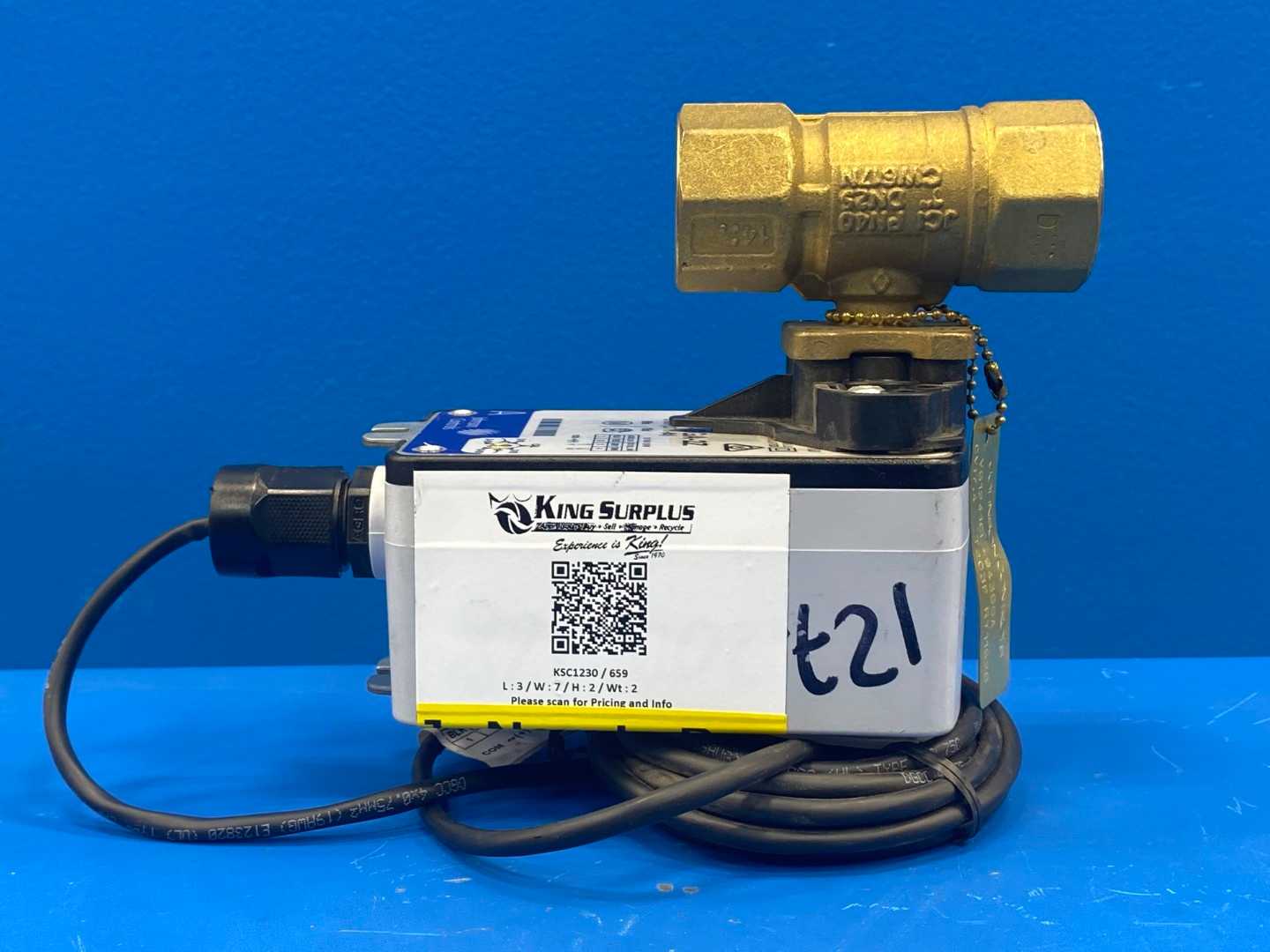 Johnson Controls VA9203-GGA-2ZD, Electric Spring Return Valve Actuator