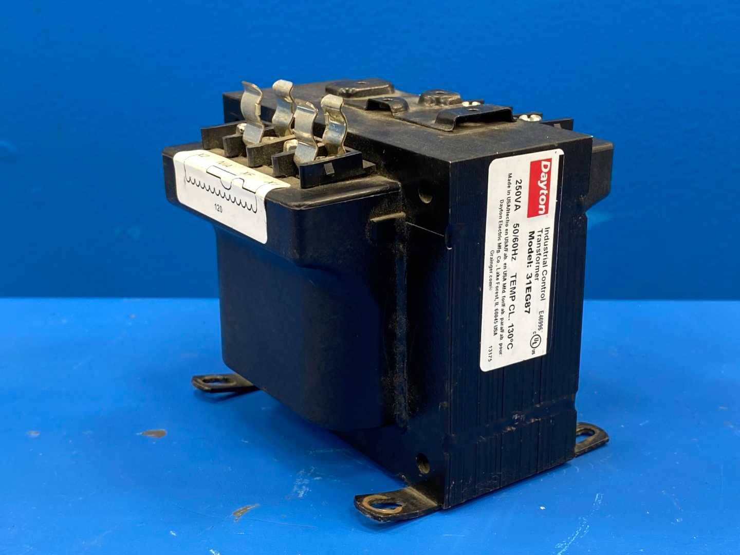 Dayton 31EG87 Industrial Control Transformer  250VA, 50/60HZ