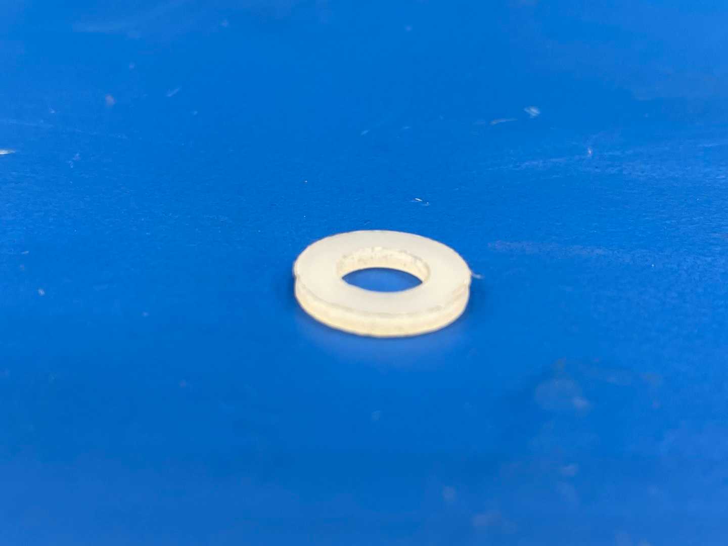 Seastrom, Nylon Flat Washer, 0.250 ID, 0.470 OD, Screw size 12 (pack of 500)
