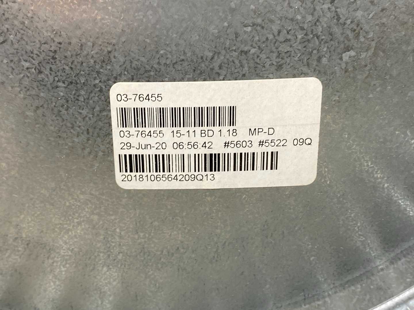 Data Aire Fan Blower Data MP-D 169-150-111 CD36