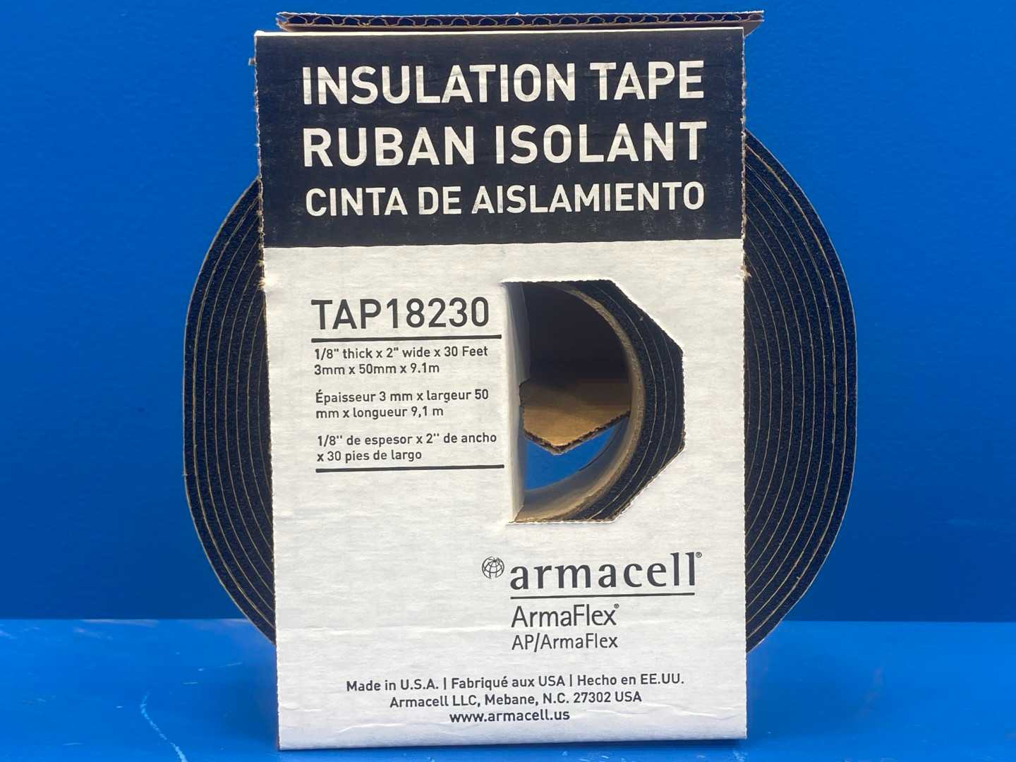 ArmaFlex, Insulation Tape 1/8-2", 30'