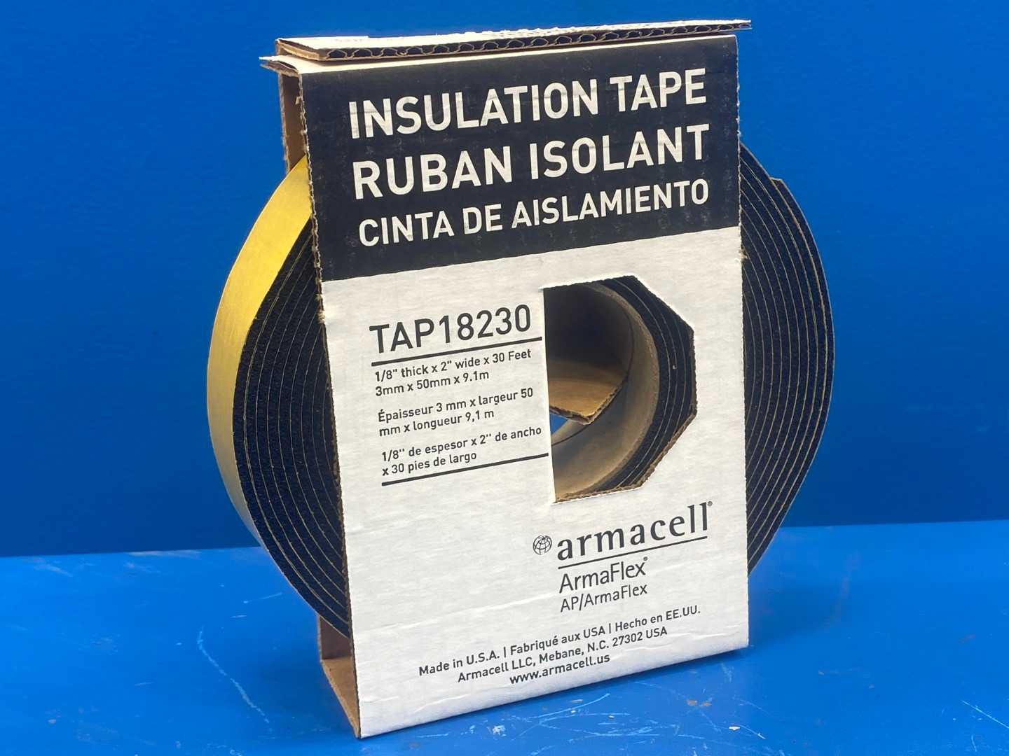 ArmaFlex, Insulation Tape 1/8-2", 30'