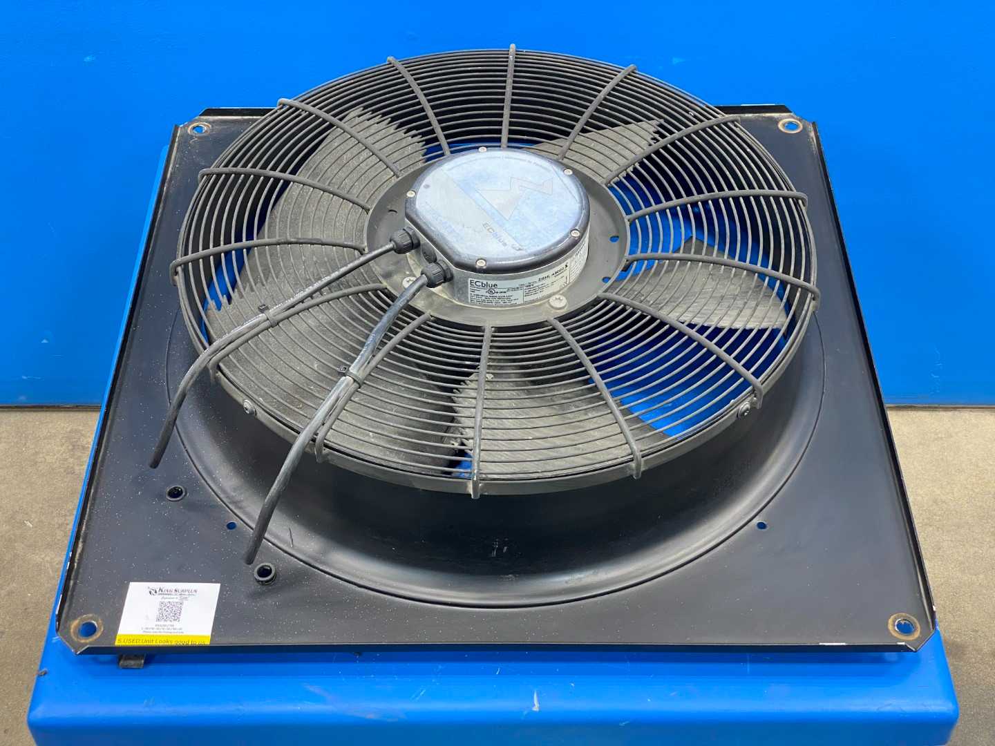 ZIEHL-ABEGG Axial Fan FN056-ZIQ.DC.V5P4 ECBlue with BASIC-MODBUS, 380-480VAC