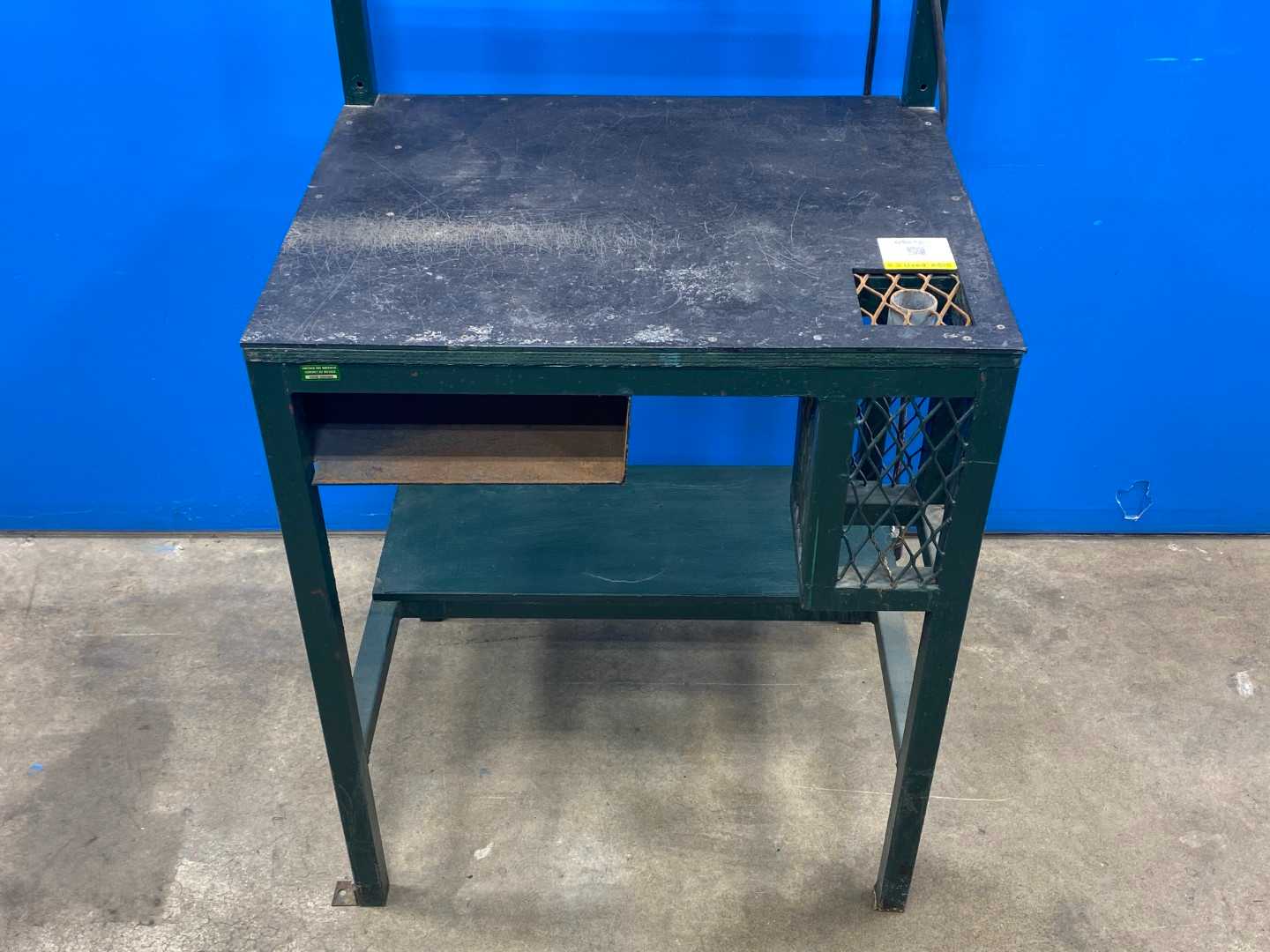 Green Work Table Station