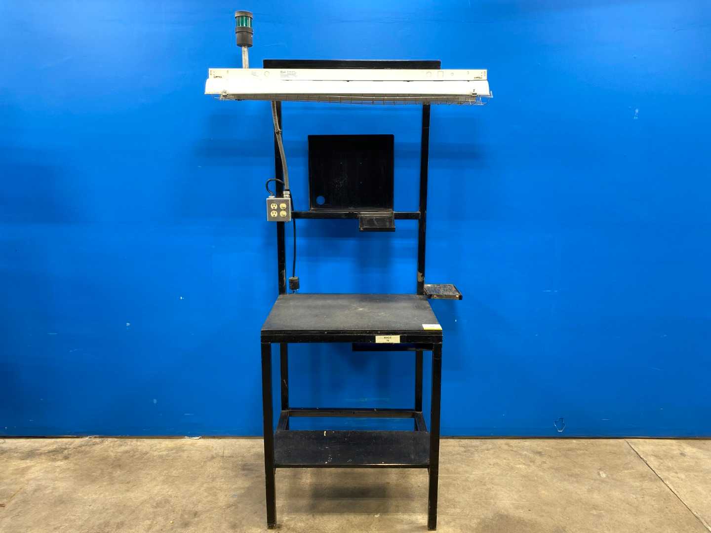 Black Work Table Station