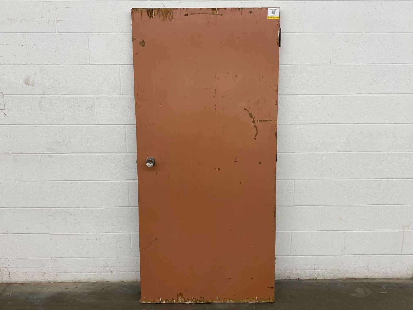 2.SOLID SECURITY DOOR 2"x37-1/2"x79"