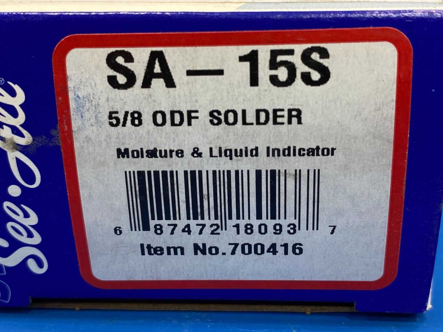 Sporlan Catch-All SA-15S, 5/8 ODF Solder