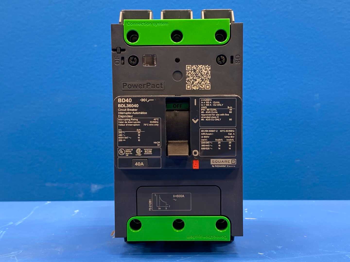 Schneider Electric, Power Pact BDL40, BDL36040