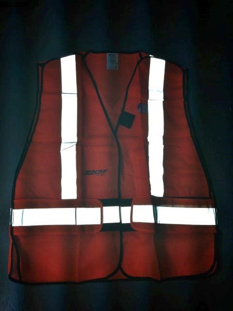 NEW in BOX BNSF Railway Safety Vest XXL (Big & Tall )