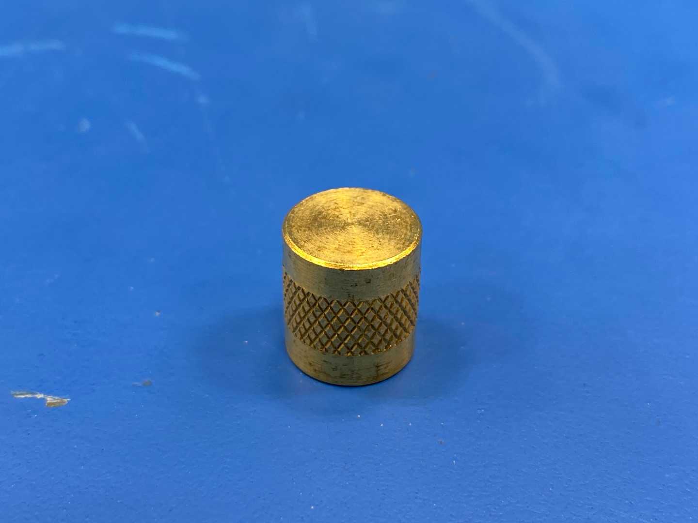 3/8"HVAC Brass Knurled Threaded Cap - Refrigerant Line Seal/Port Cover