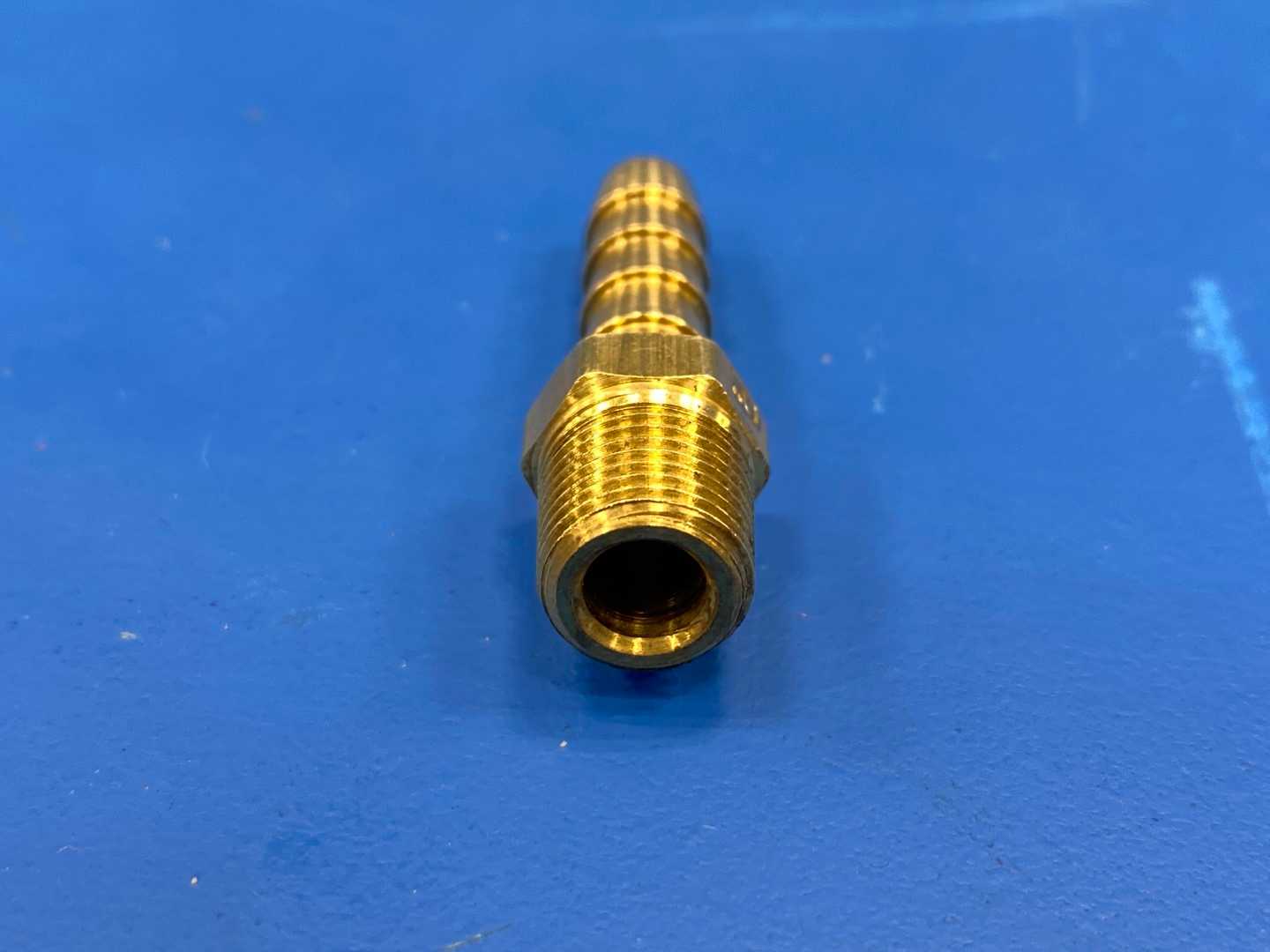 3/8" Brass Straight Hose Fitting 