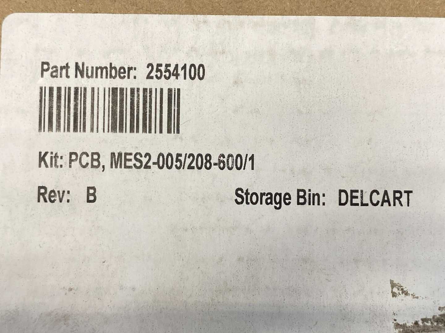 Nortec 255-4100 Kit: Pcb Mes2-005/208-600/1, CPU/Control Board