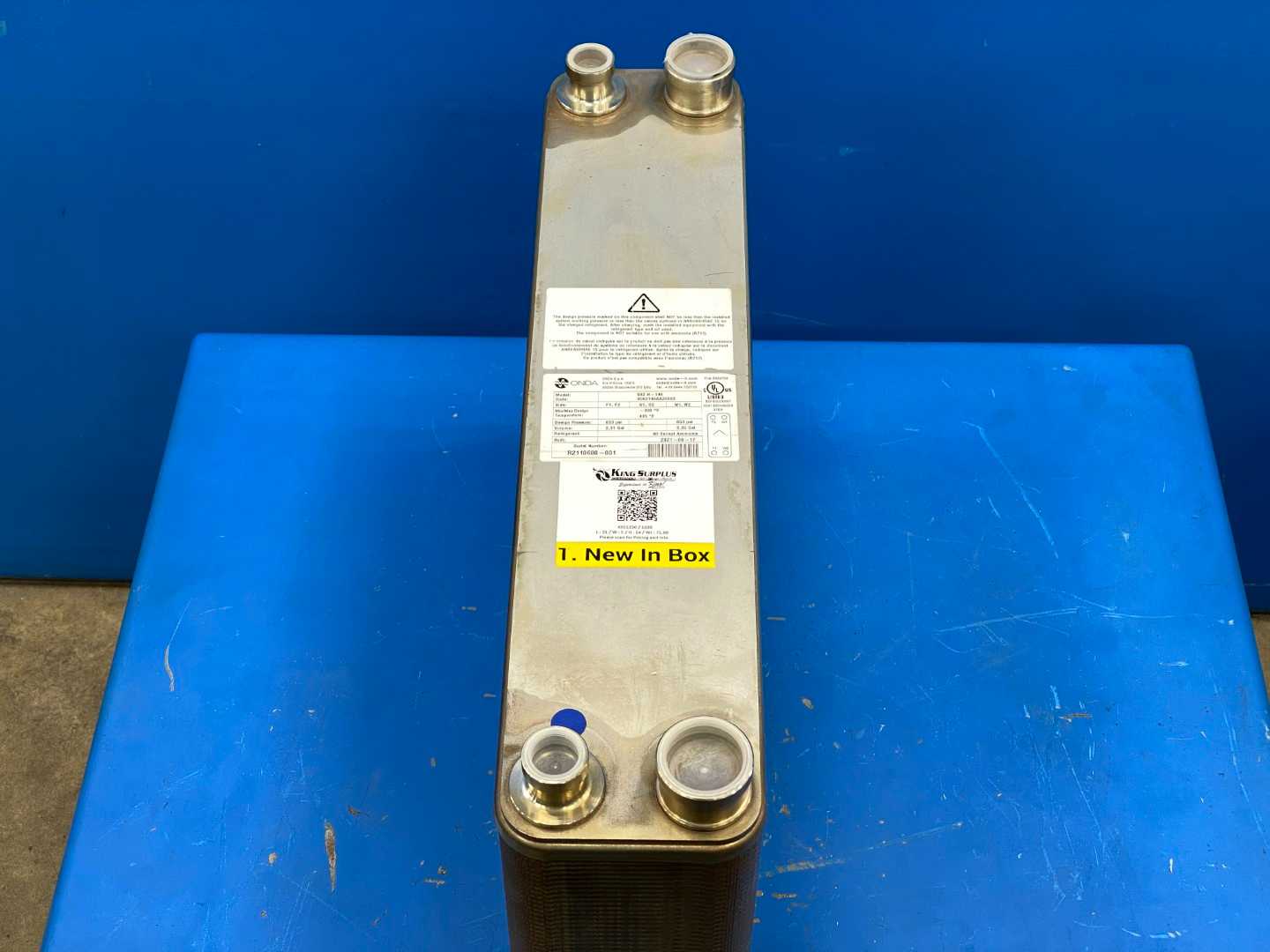 Onda Refrigerant Plated Heat Exchanger, S82 H-146, GFU 125 KW