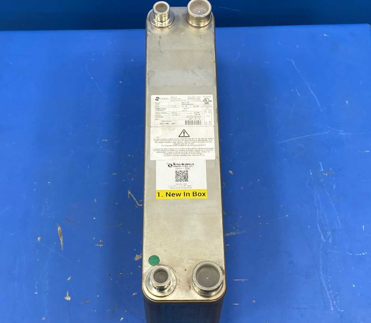 Onda Refrigerant Plated Heat Exchanger S82 H-66